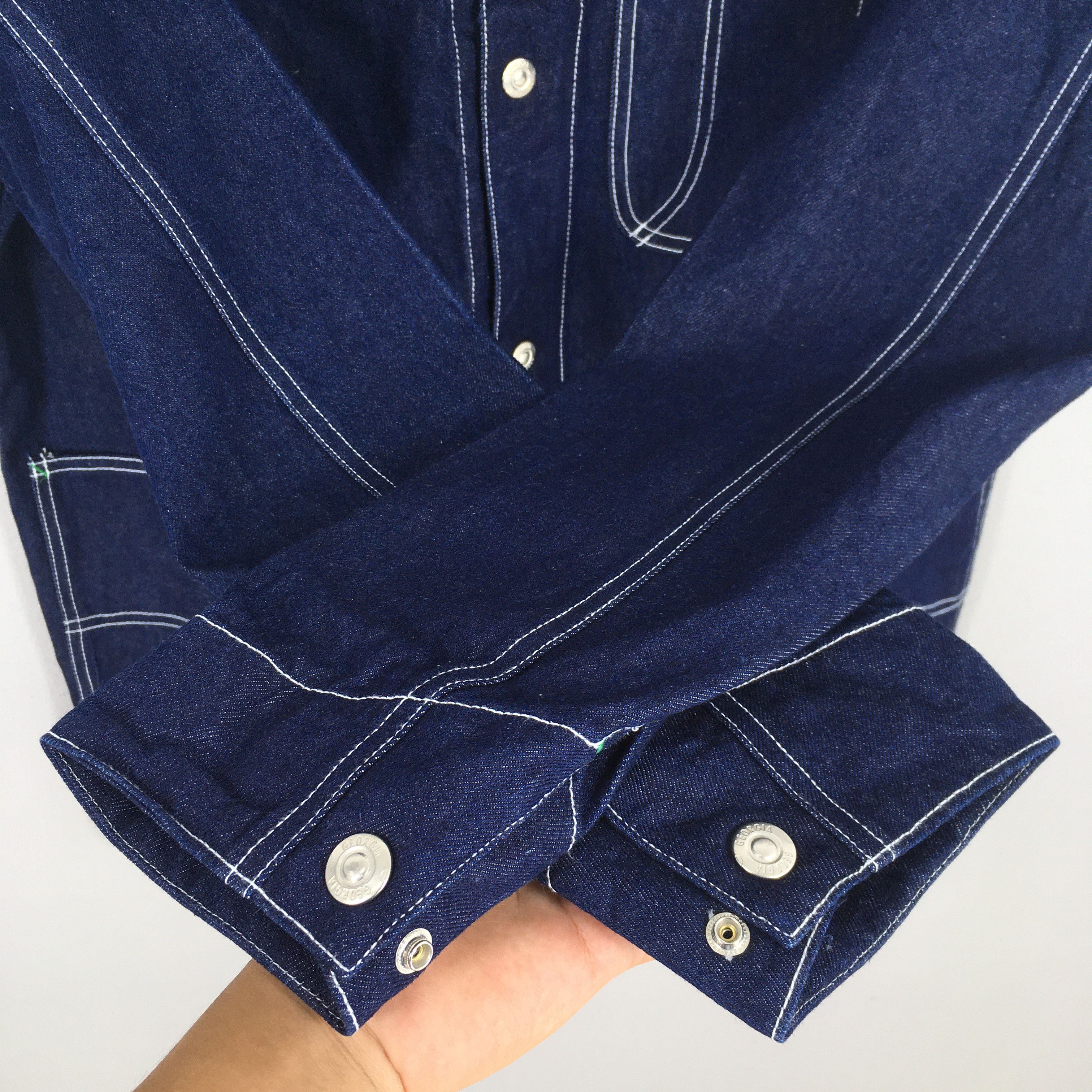 Coleman 1990s Coleman Georgia Chore Denim Workers Jeans Jacket Large Size US L / EU 52-54 / 3 - 4 Thumbnail
