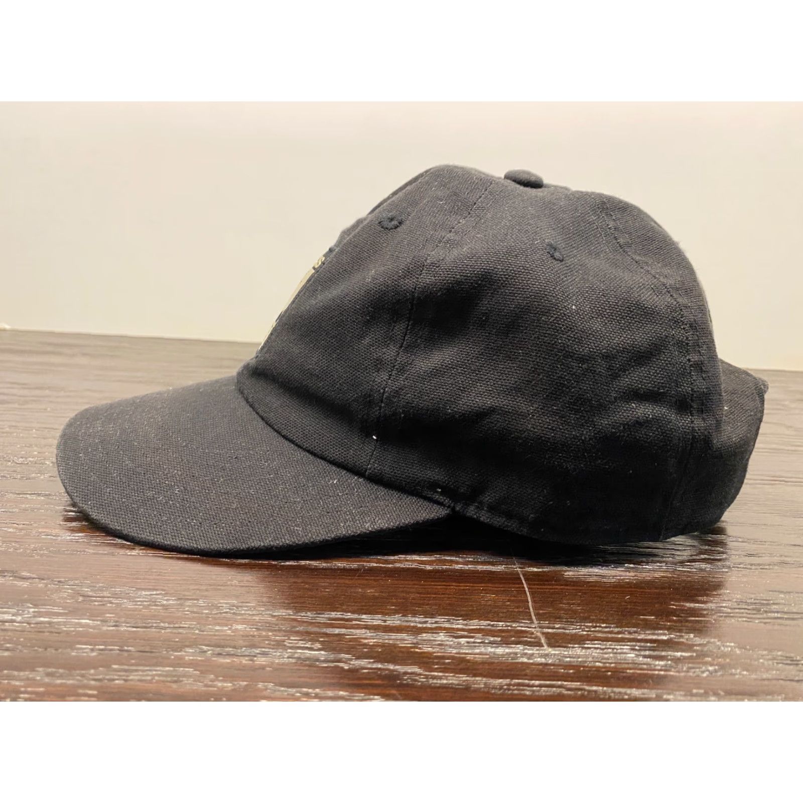 Adidas ADIDAS Hat Adult One Size Black Twill Adjustable Strap Back Golf Logo Trefoil Baseball Cap Mens Size ONE SIZE - 4 Thumbnail