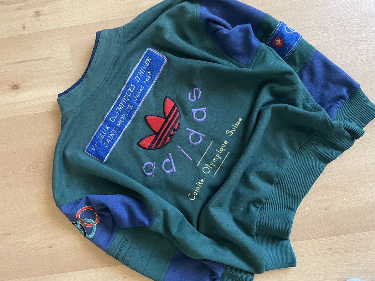 Adidas × Vintage VINTAGE 1948 ADIDAS OLYMPIC GAMES SAINT-MORITZ SWEATSHIRT Size US M / EU 48-50 / 2 - 5 Thumbnail