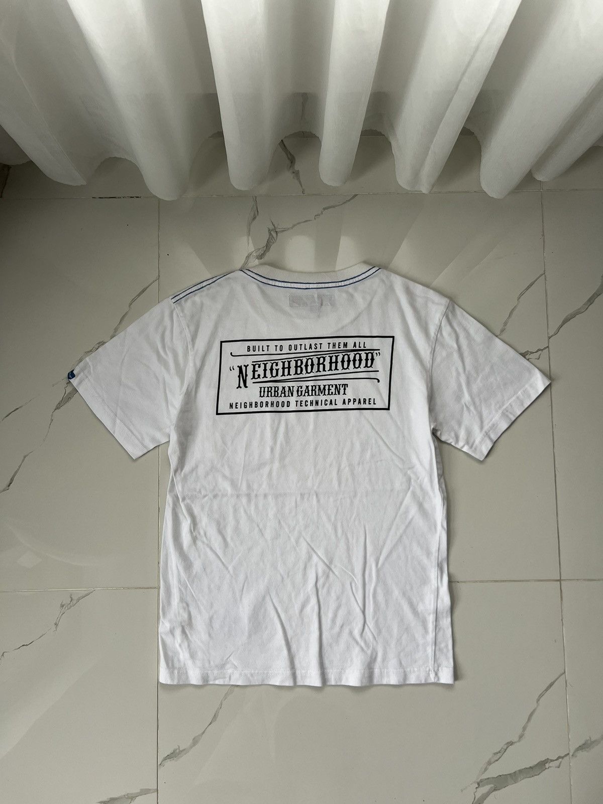 Neighborhood × Vintage 90's NEIGHBORHOOD RARE RETRO Y2K BIG DOUBLE SIDE LOGO TEE Size US S / EU 44-46 / 1 - 1 Thumbnail