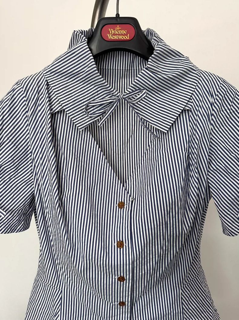 Vivienne Westwood Vivienne Westwood Butterfly knot love short sleeve shirt b Size M / US 6-8 / IT 42-44 - 3 Thumbnail