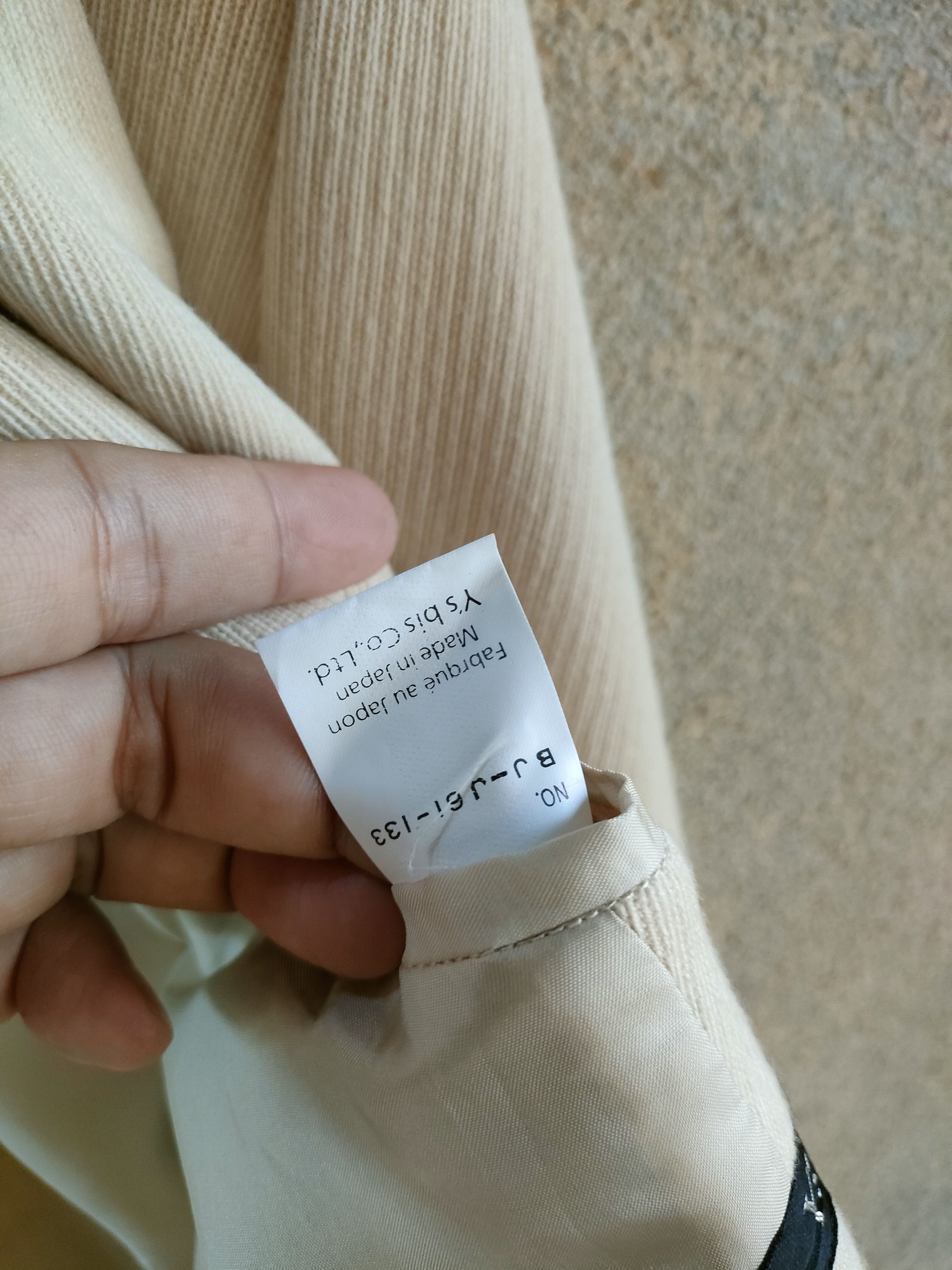 Yohji Yamamoto Y's Bis Wool Cream Jacket Size S / US 4 / IT 40 - 6 Thumbnail
