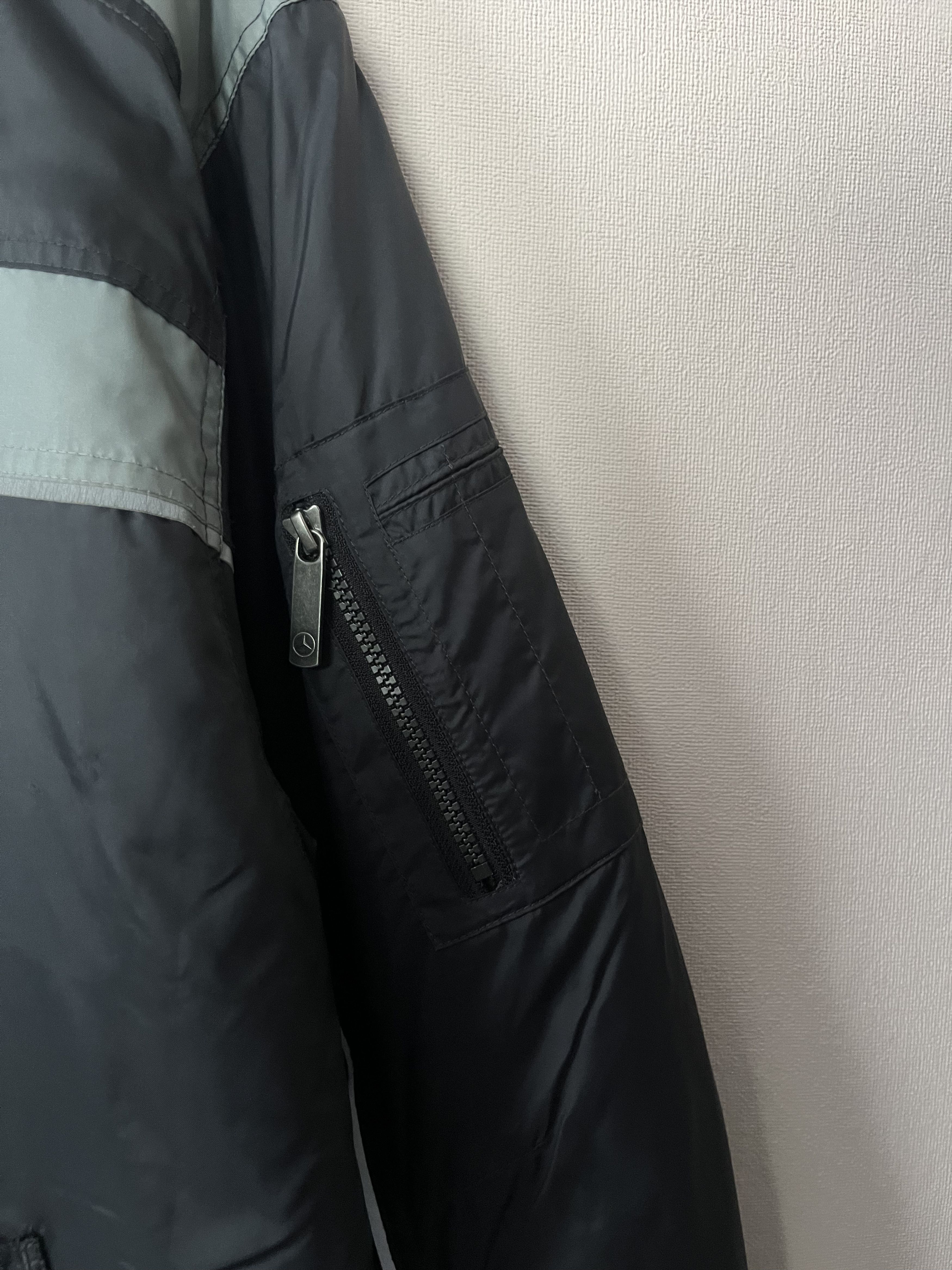 Mercedes-Benz Mercedes Benz Men's Nylon Jacket Bomber Script Logo Size US XL / EU 56 / 4 - 3 Thumbnail