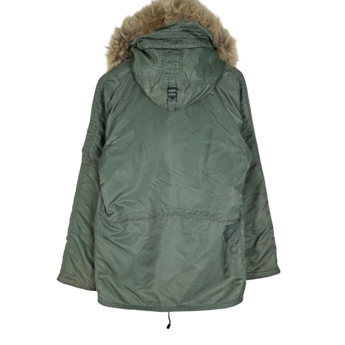 Blue Blue Japan ☀️GAIJIN MADE FUR HOODIE MILITARY PARKA JACKET Size US M / EU 48-50 / 2 - 8 Thumbnail