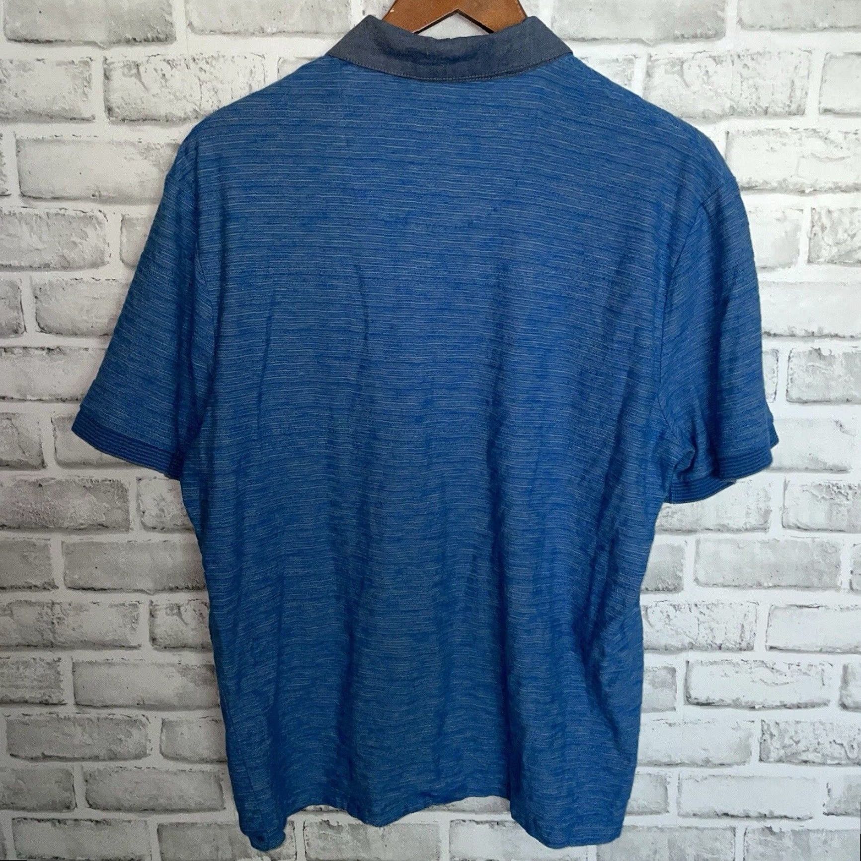 Vintage PENGUIN Heritage Polo Shirt Men's Slim Fit Blue Pocket Polo XXL Adult Blue Pocket Polo Shirt Mens 2XL Slim Fit Clothing Size US XXL / EU 58 / 5 - 5 Thumbnail