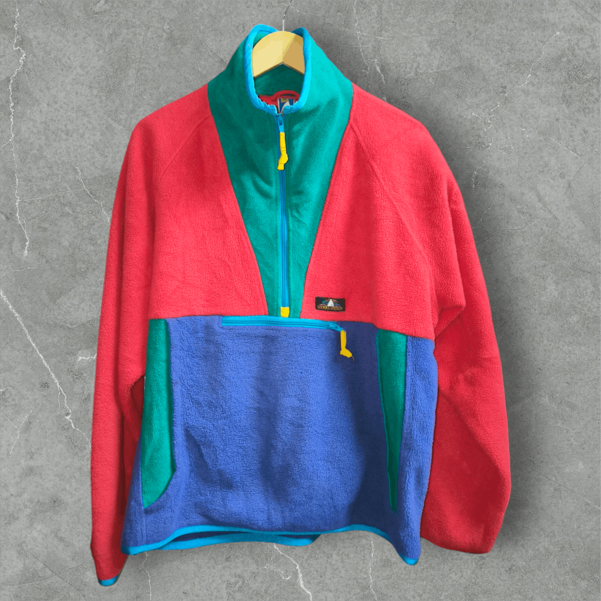 Sierra Designs × Vintage Colourblock Polar Sherpa/Fleece Half Zipper Size US M / EU 48-50 / 2 - 11 Thumbnail