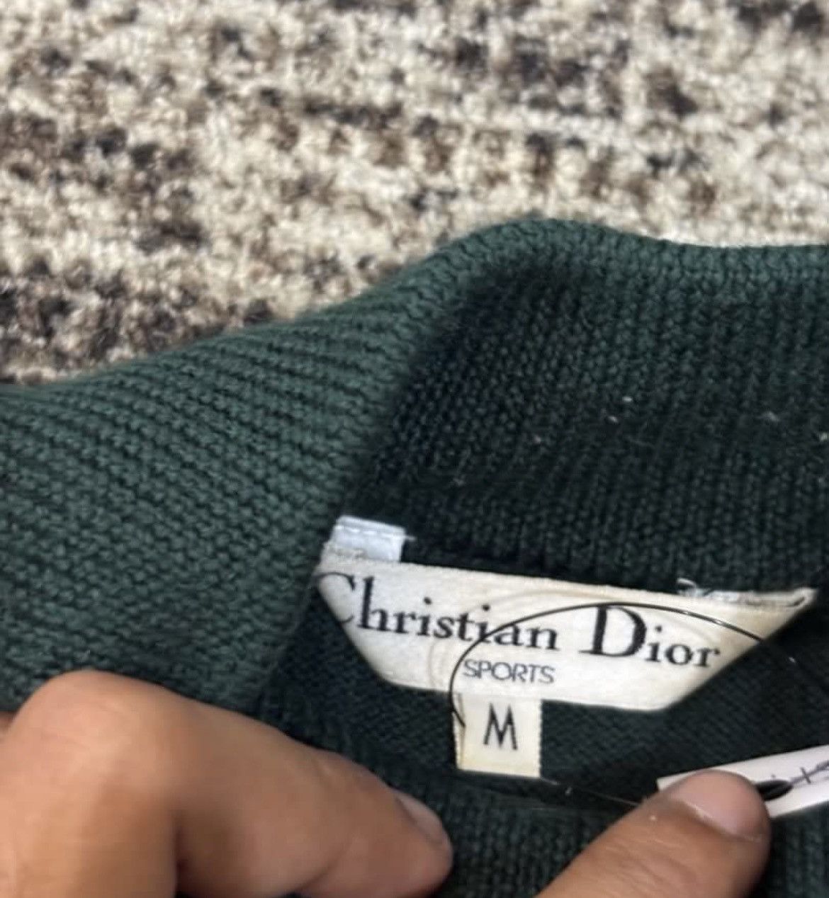Christian Dior Monsieur 90s Vintage Christian Dior Sports Turtleneck Knitwear Size US M / EU 48-50 / 2 - 3 Thumbnail