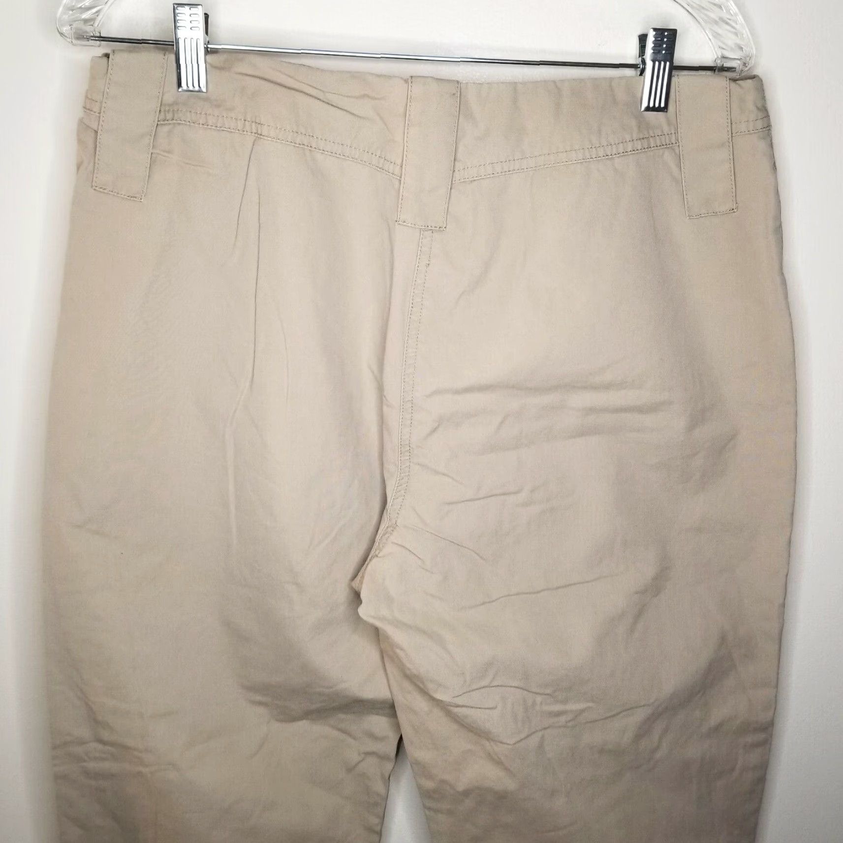 Willi Smith Womens Chino Pants Beige Size 14 Willi Smith Khaki Womens Size 36" / US 14 / IT 50 - 6 Thumbnail