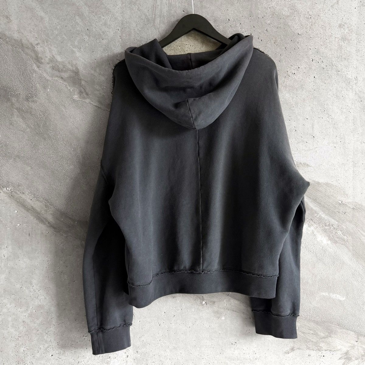Maison Margiela Maison Margiela MM6 "NOT WHAT IT IS" Thrashed Zip Up Hoodie Size US L / EU 52-54 / 3 - 4 Thumbnail