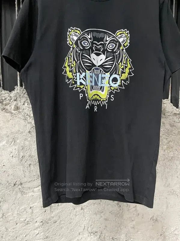 Kenzo KENZO Black Summer Cotton T-Shirt for Women . Size S / US 4 / IT 40 - 4 Thumbnail
