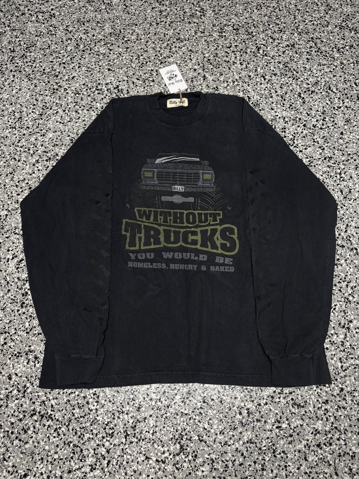 Billy Hill 2023 Billy Hill Collection #17 “Without Trucks” L/S T-Shirt Size US XL / EU 56 / 4 - 1 Thumbnail