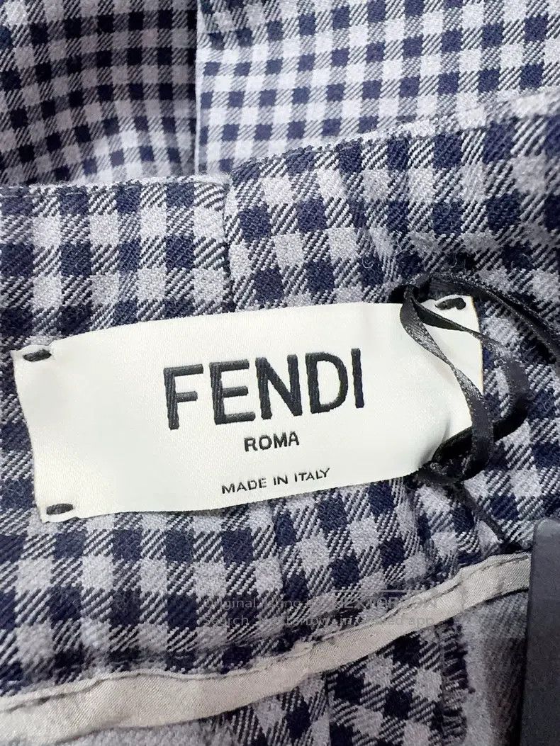 Fendi Fendi Gingham Casual Long Pants Size 25" / US 0 / IT 36 - 3 Thumbnail