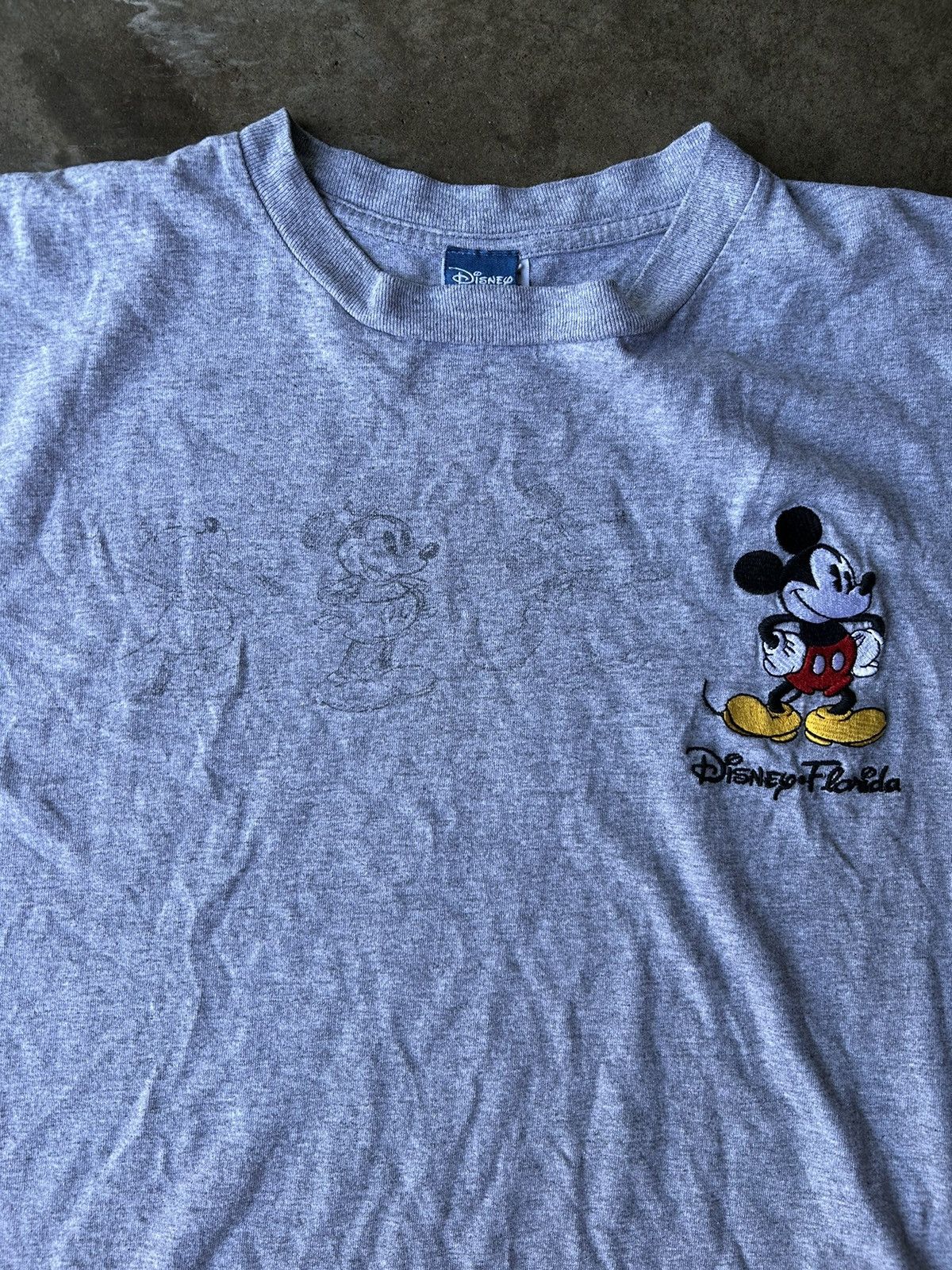 Disney × Vintage Vintage Y2K Disney Embroidered Mickey Mouse T Shirt Size XL Size US XL / EU 56 / 4 - 2 Thumbnail
