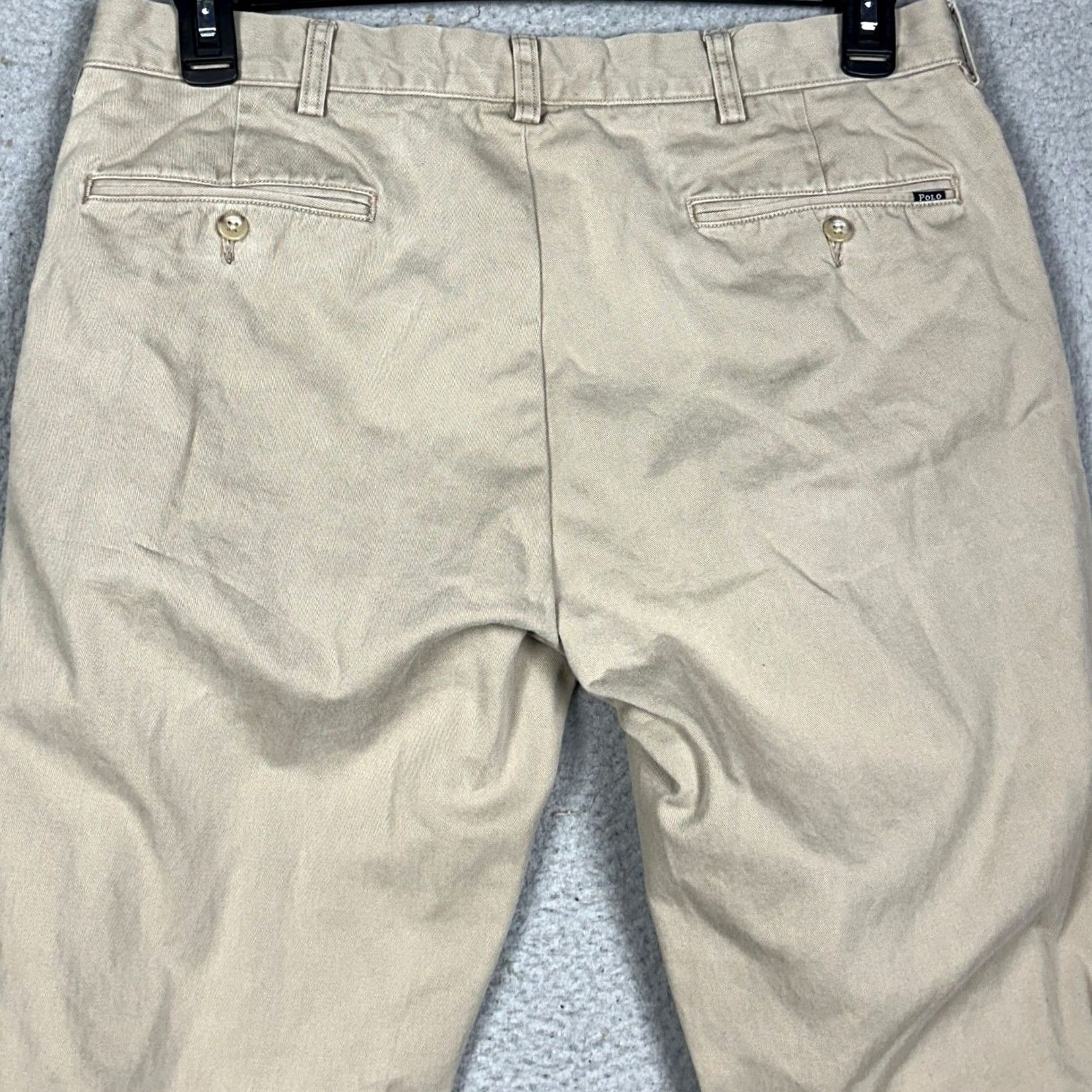 Polo Ralph Lauren Polo Ralph Lauren Pants Slim Fit Khakis Tan Beige 34 x 30 Flat Front Chino Men Casual Business Travel Size US S / EU 44-46 / 1 - 2 Thumbnail