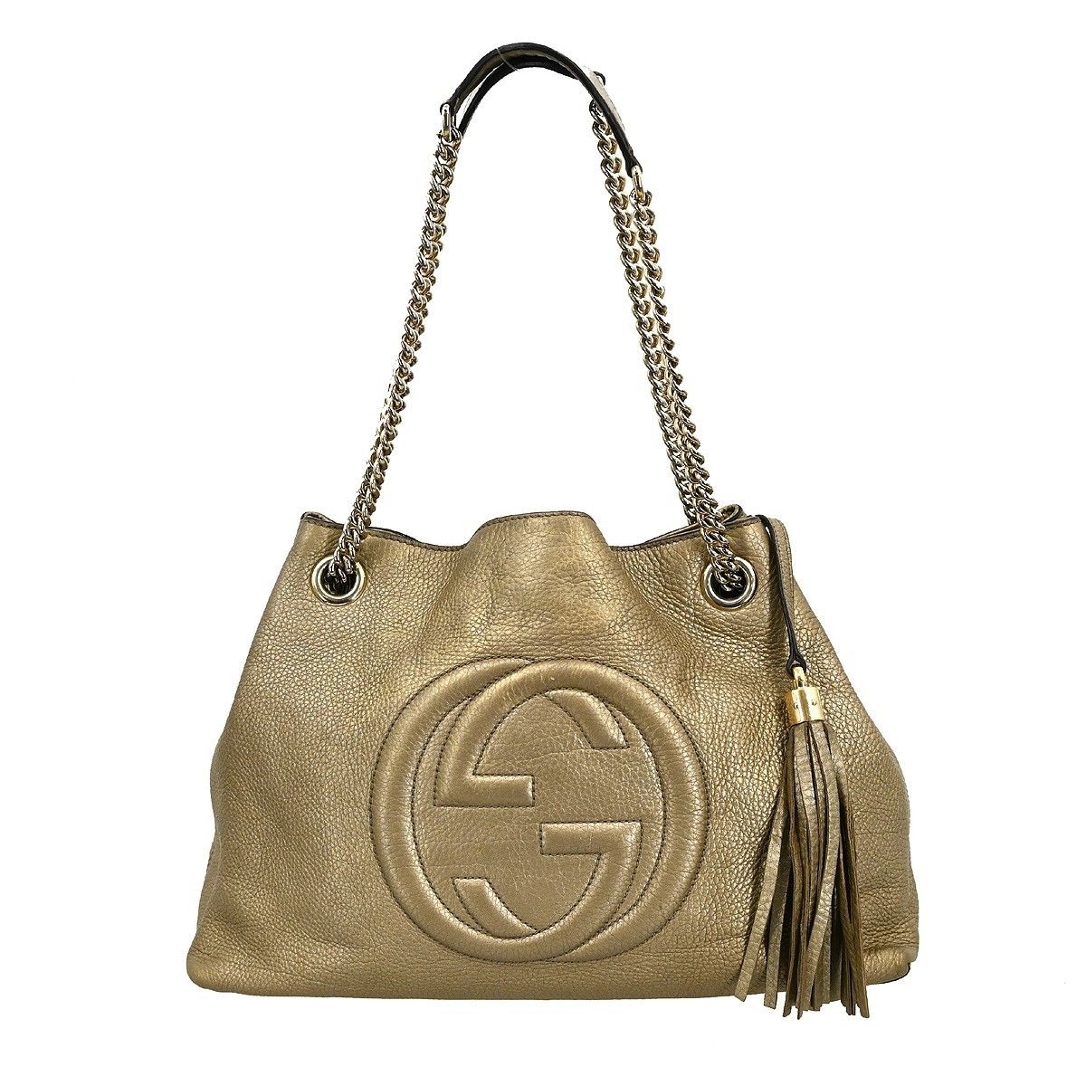Gucci Gucci Soho Chain Strap Shoulder Bag Leather Size ONE SIZE - 1 Thumbnail