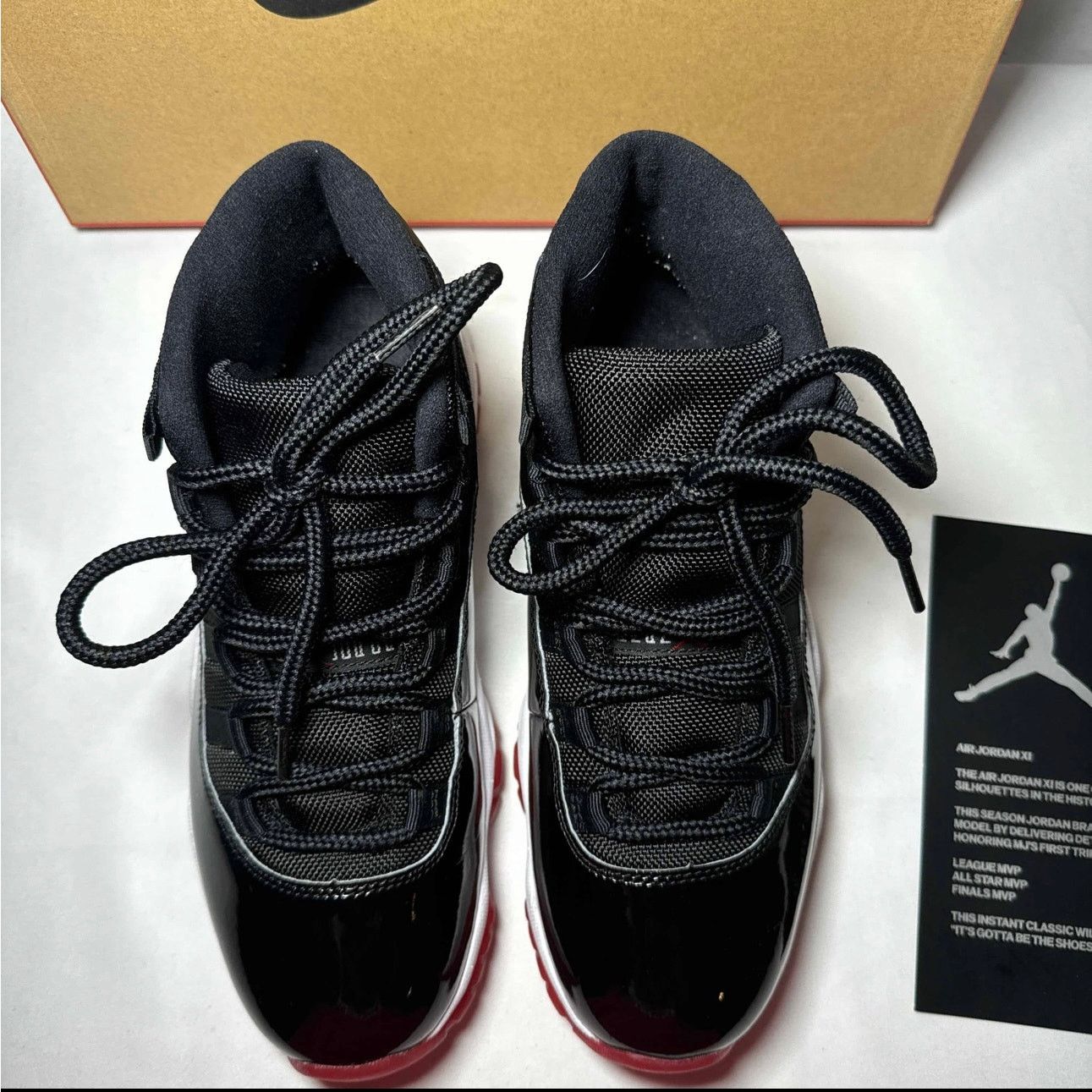 Jordan Brand × Nike Size 7.5 - Nike Air Jordan 11 Retro Bred 2019 Men's Shoes Size US 7.5 / EU 40-41 - 4 Thumbnail