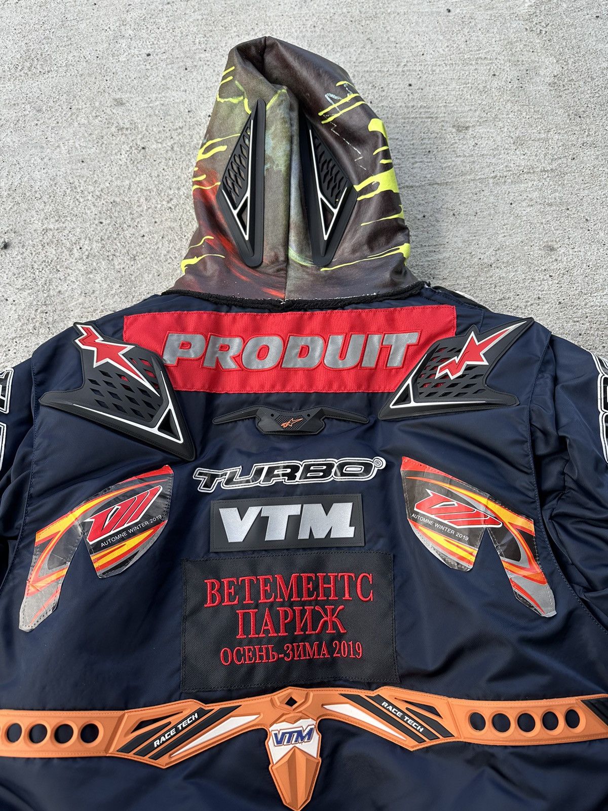 かものはし☆VETEMENTS RACING LOGO BOMBER かものはし☆VETEMENTS