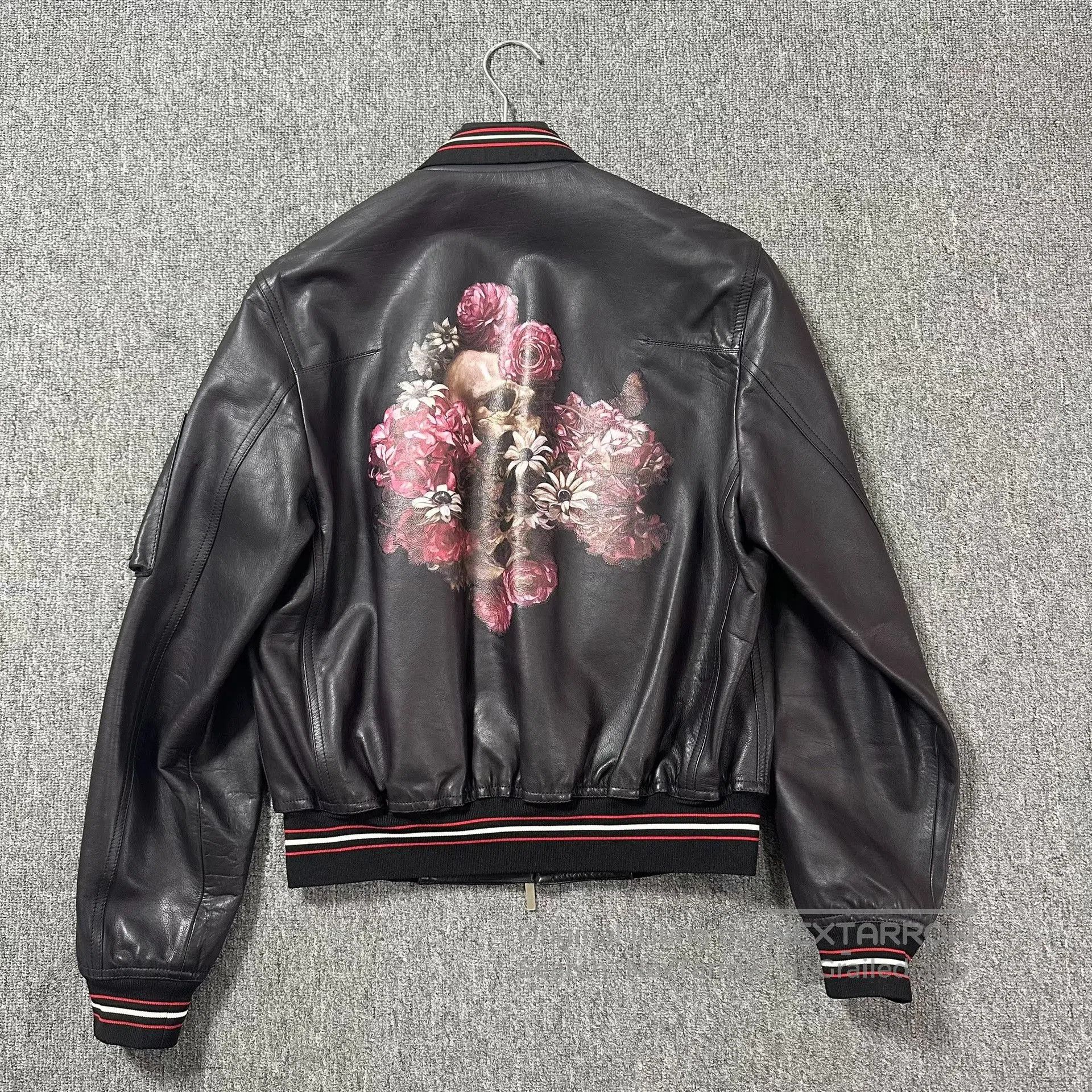 Dior Dior Homme 17SS Runway Skeleton Rose Leather Jacket. Size US M / EU 48-50 / 2 - 2 Thumbnail