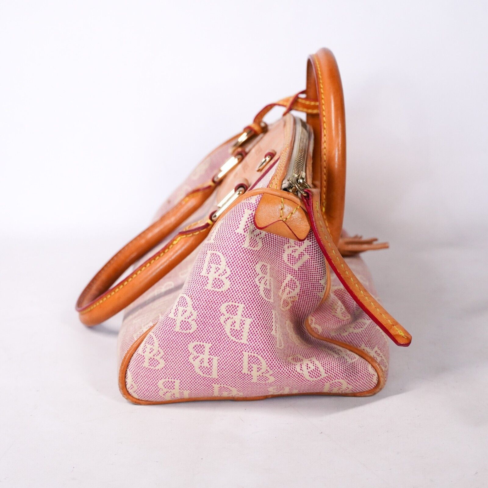 Dooney & Bourke Dooney & Bourke Handbag Purse Clutch Canvas Satchel Bag Size ONE SIZE - 4 Thumbnail