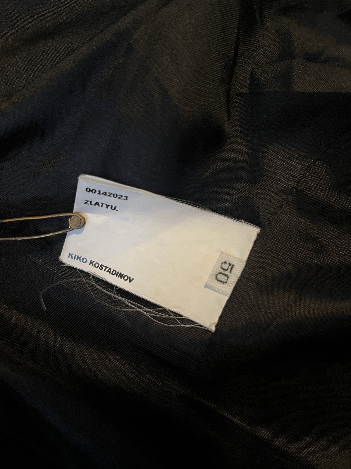Kiko Kostadinov NWT Kiko Kostadinov Mcnamara Uniform Jacket Black 50 Large Size US M / EU 48-50 / 2 - 9 Thumbnail