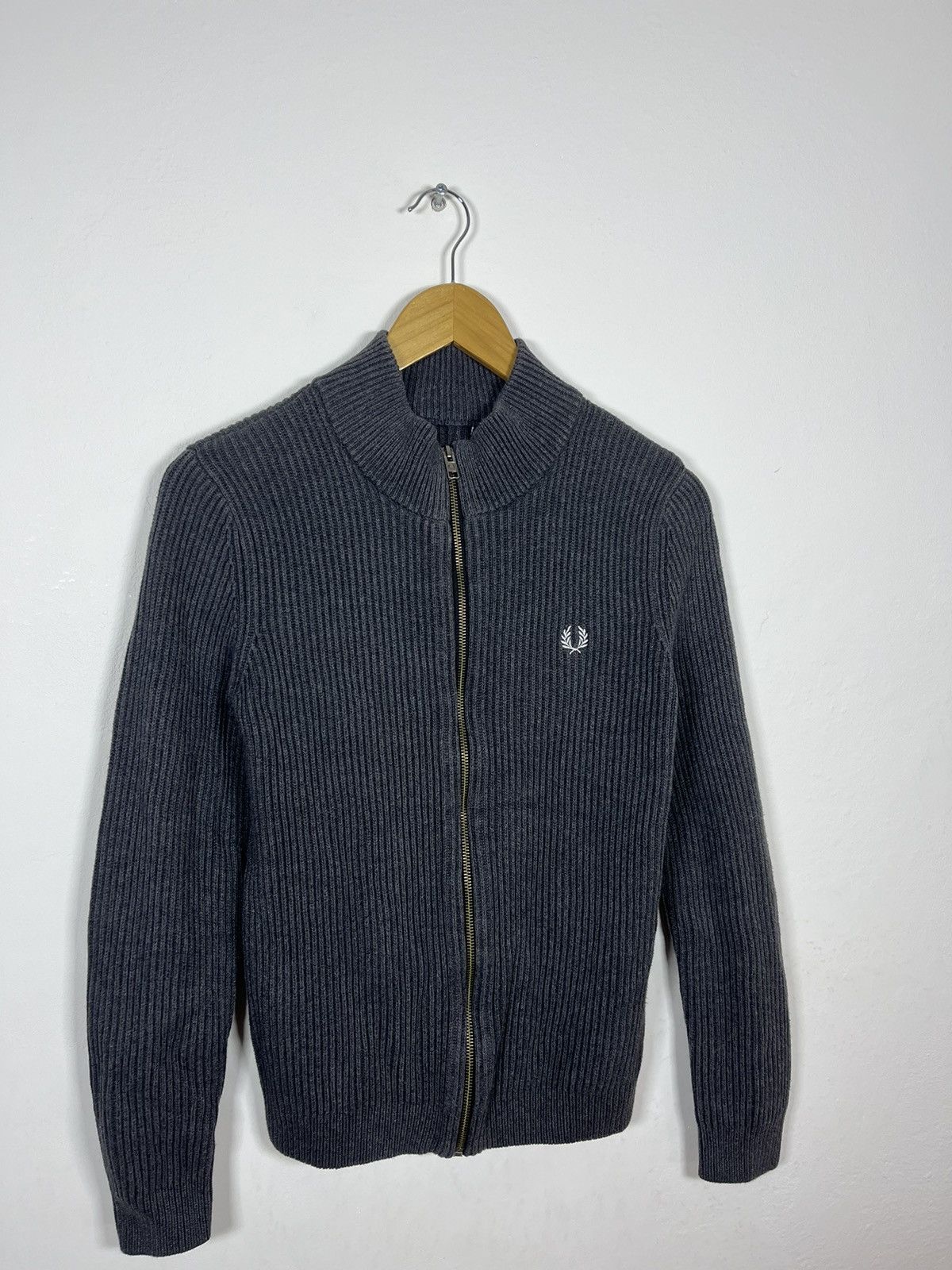 Fred Perry Fred Perry Zip Hoodie Knitwear Vintage Streetwear Y2K Size US S / EU 44-46 / 1 - 2 Thumbnail