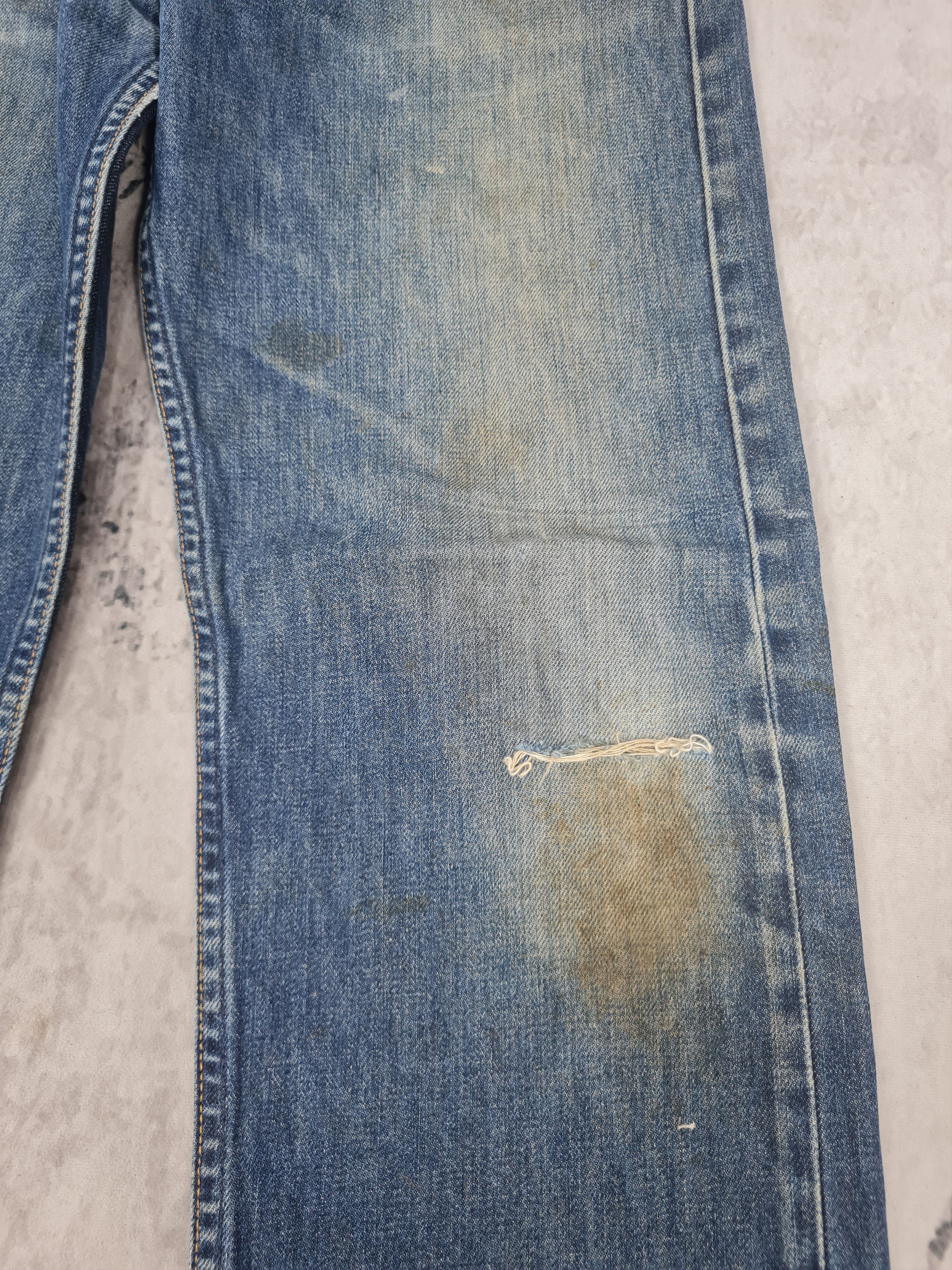 Levi's Vintage LEVIS 501 Ripped Rust Stain Jeans L0394 Size 33X31 Size US 33 - 6 Thumbnail