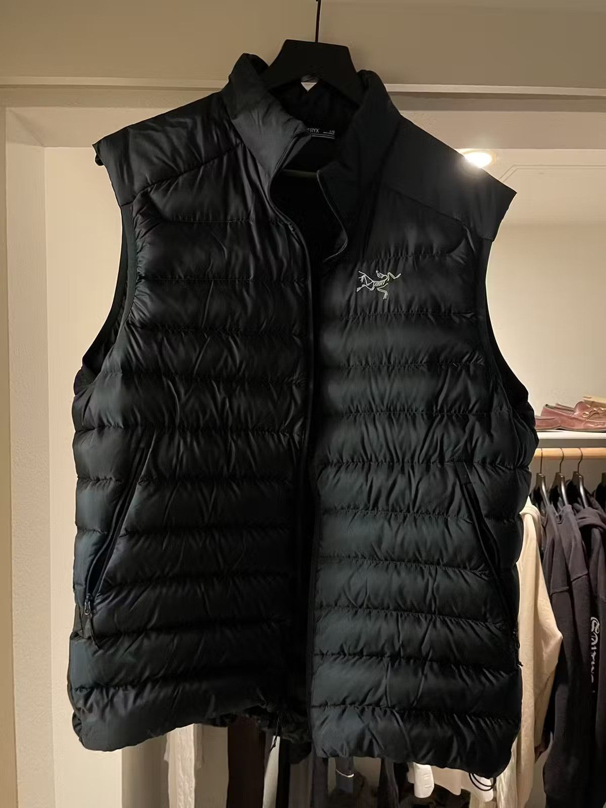 image of Arcteryx Down Vest Puffer in Black, Men's (Size Large)