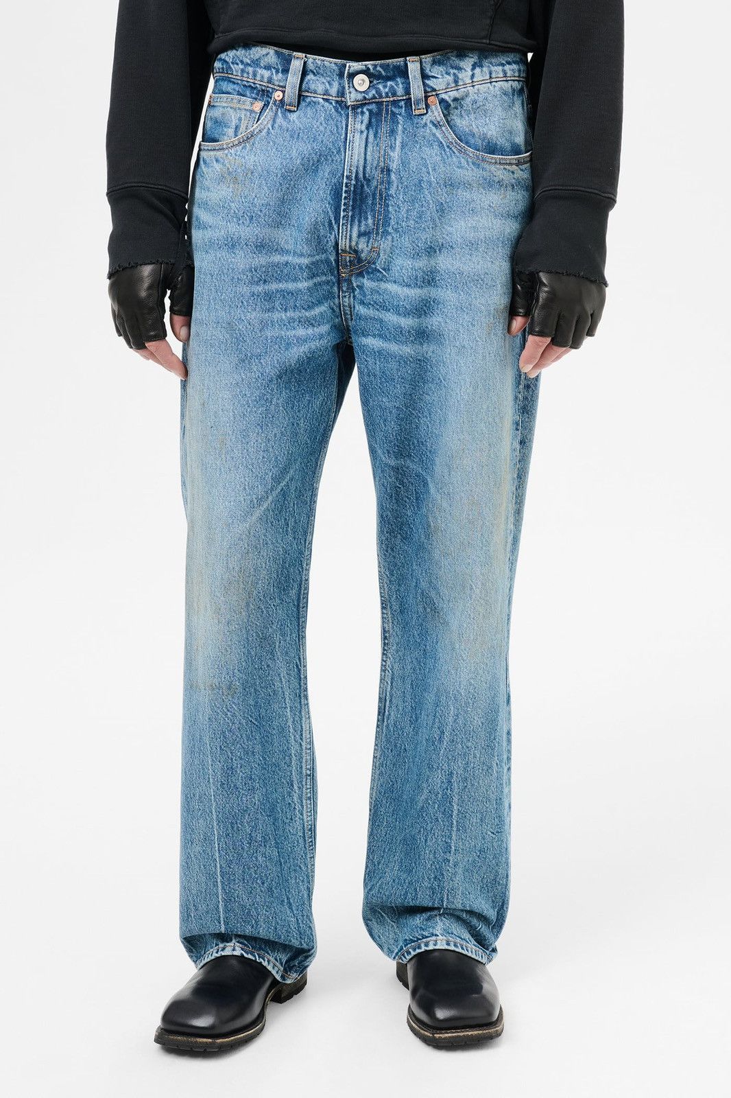 Our Legacy Third Cut Deadline Wash Faded Blue Jeans Denim 28
