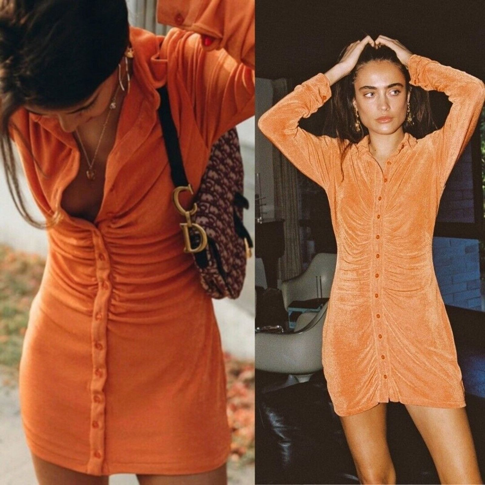 Other With Jean | Andy Dress Maple Orange XS Size XS / US 0-2 / IT 36-38 - 1 Thumbnail