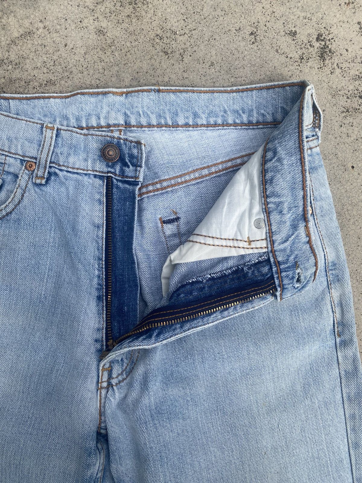 Levi's × Levi's Vintage Clothing × Vintage Vintage Levis 501 Straight Cut Faded Blue Size US 29 - 5 Thumbnail