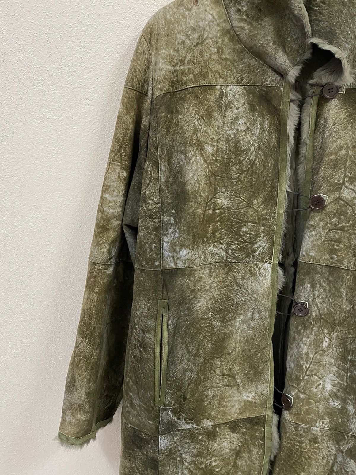 Vintage Vintage Leather Fur Rabbit Jacket Size L / US 10 / IT 46 - 7 Thumbnail