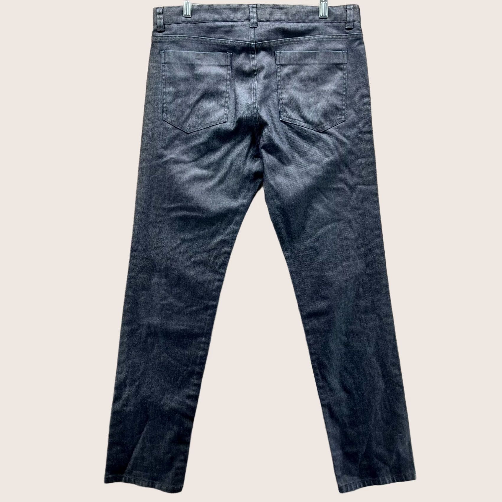 Theory Theory Jeans Men 32 Charcoal Gray Cotton Stretch Slim Fit Straight Dark Wash Size US 32 / EU 48 - 1 Thumbnail