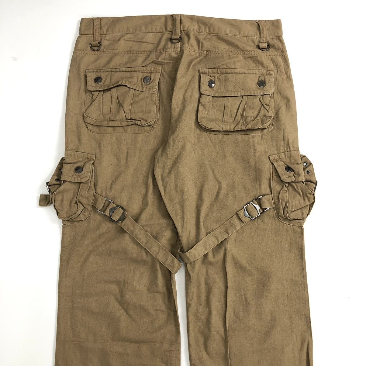 If Six Was Nine × LOWBOX × Seditionaries Y2K Lowbox Bondage Multipocket Cargo Pants Size US 30 / EU 46 - 16 Thumbnail