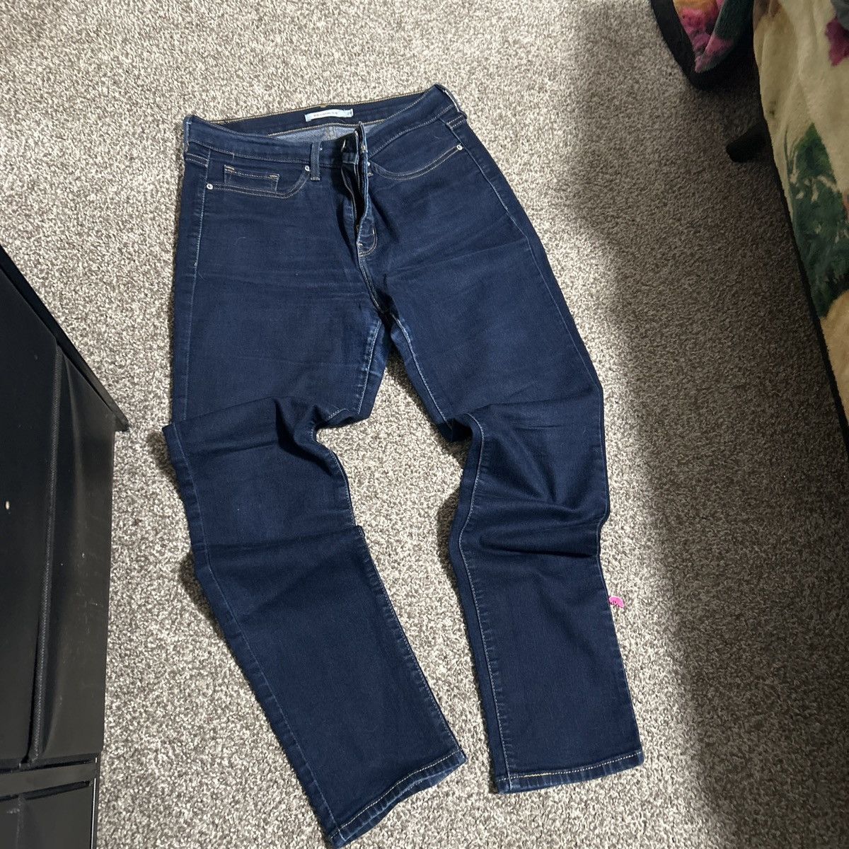 Levi's Vintage Clothing Levis dark blue low rise flare jeans size 29 Size 29" - 1 Thumbnail