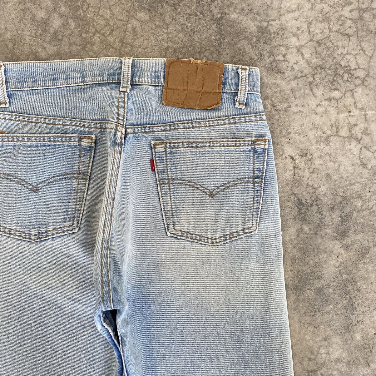 Levi's Vintage Late 80’s Levis 501 Faded Blue Jeans Size US 29 - 18 Thumbnail