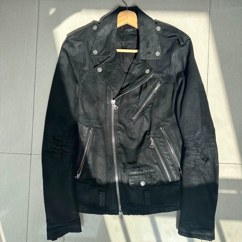 Amiri 16og leather jacket