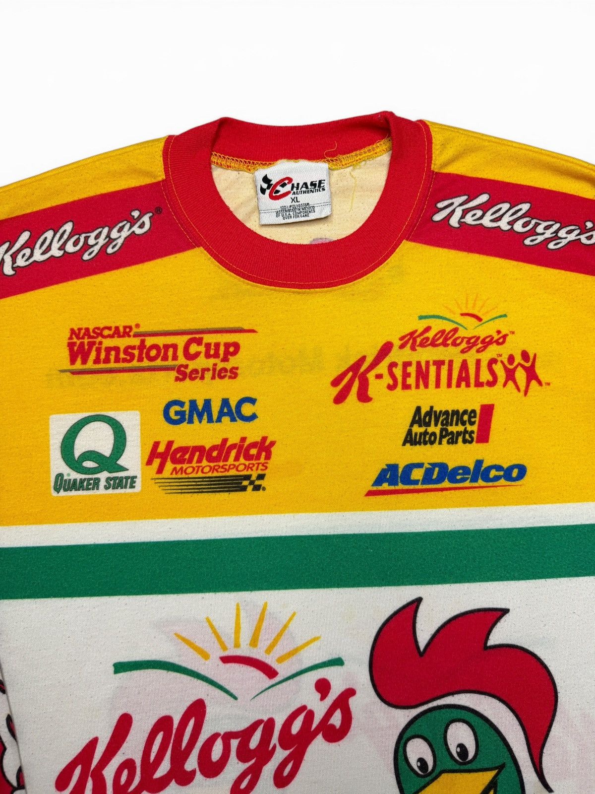 Chase Authentics Vintage Corn Flakes Nascar Racing Long Sleeve Shirt Size US XL / EU 56 / 4 - 3 Thumbnail