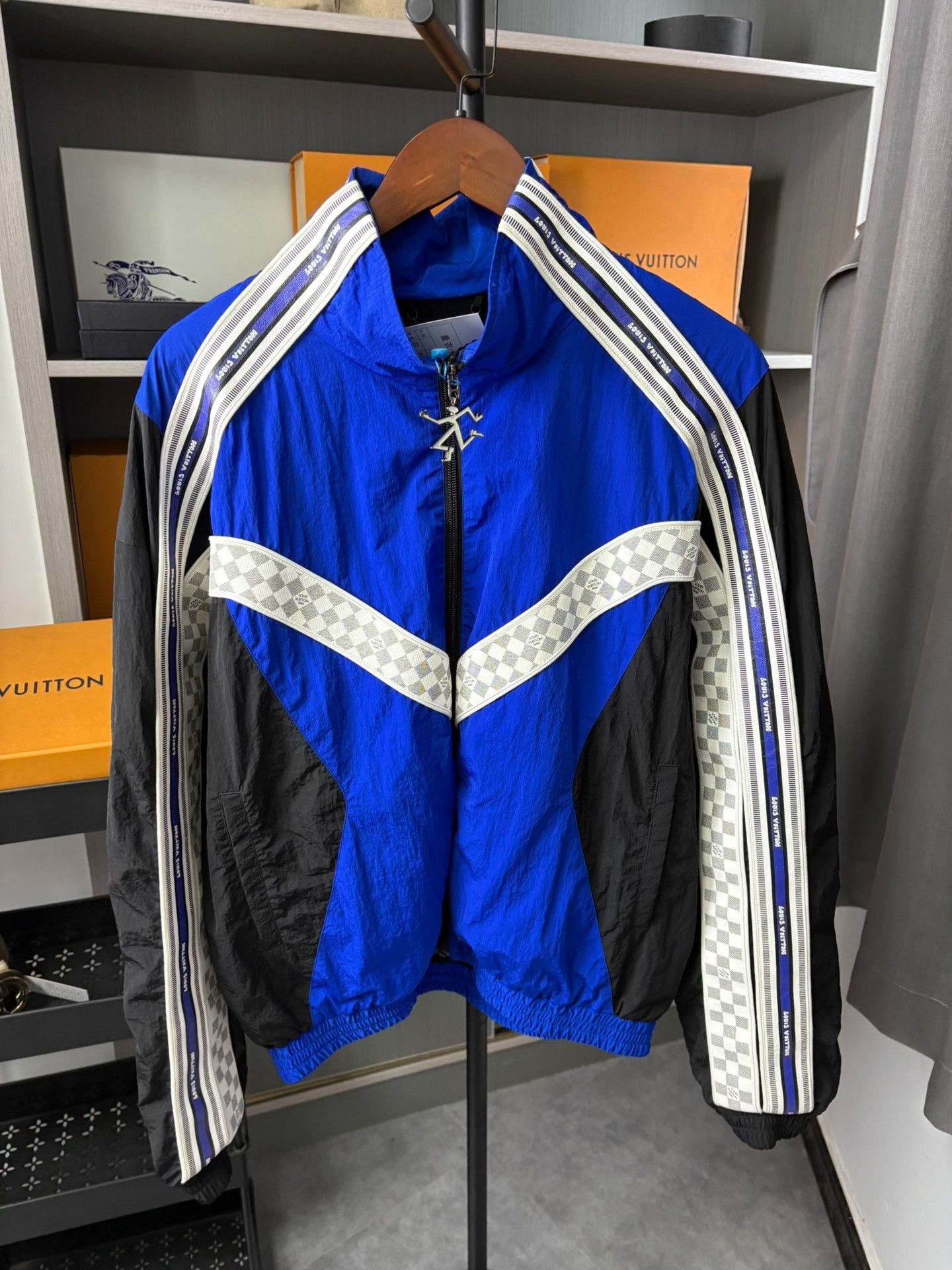 Louis Vuitton Louis Vuitton Patchwork Blue Light Jacket L Men Size US L / EU 52-54 / 3 - 1 Thumbnail