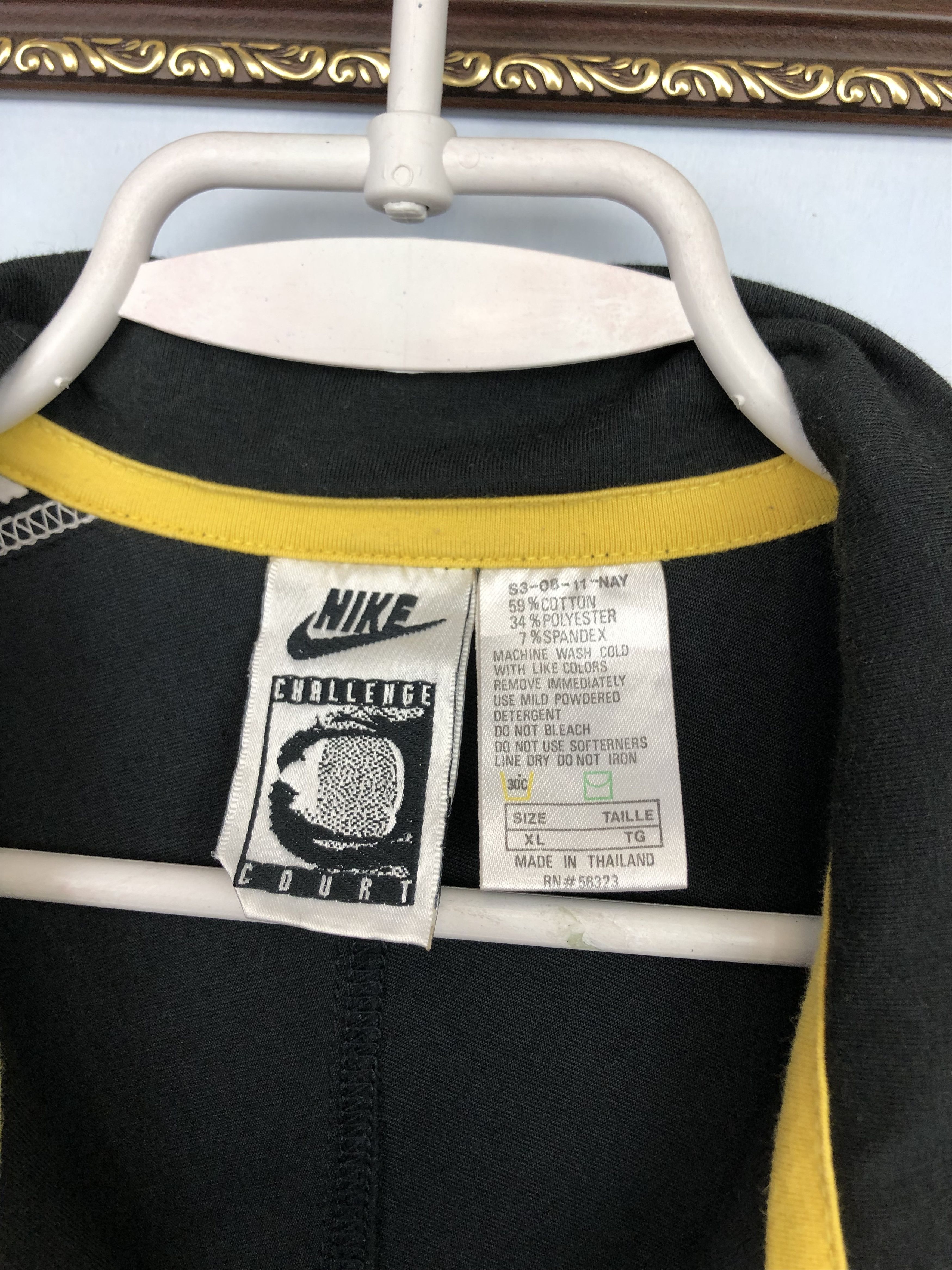Nike Vintage Nike Challenge Court Agassi Shirt Jersey Tee Tennis Size US XL / EU 56 / 4 - 6 Thumbnail