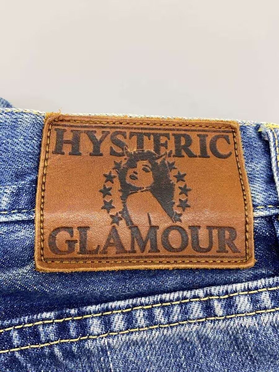 Hysteric Glamour Patchwork Logo Studded Denim Shorts Size US 29 - 5 Thumbnail