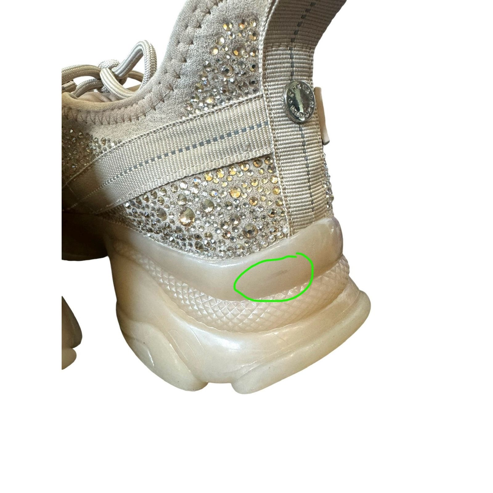 Steve Madden Steve Madden Maxima NY90 rhinestone sneakers size 9 Size US 9 / IT 39 - 10 Thumbnail