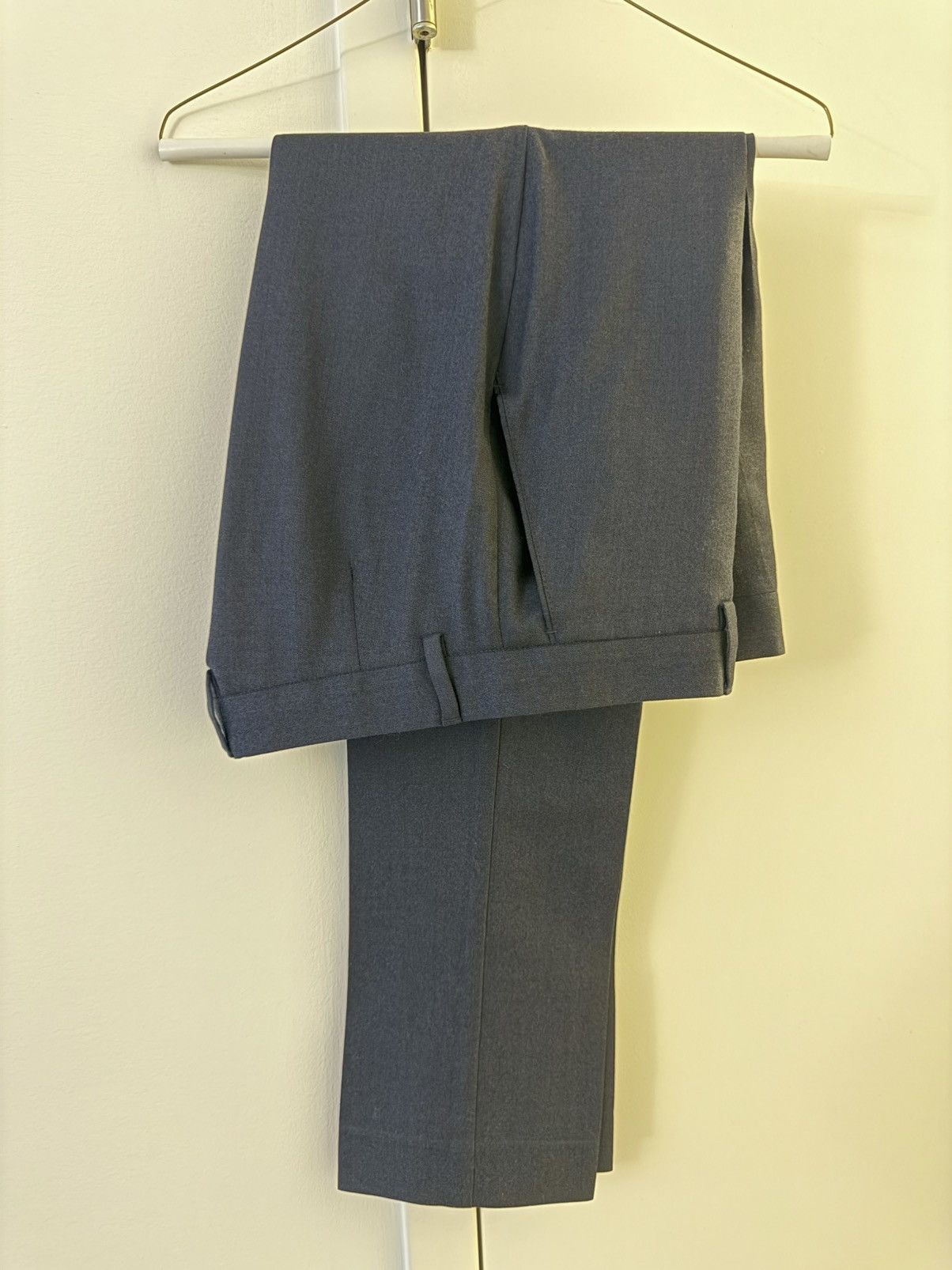 Navy Wool Pants 32
