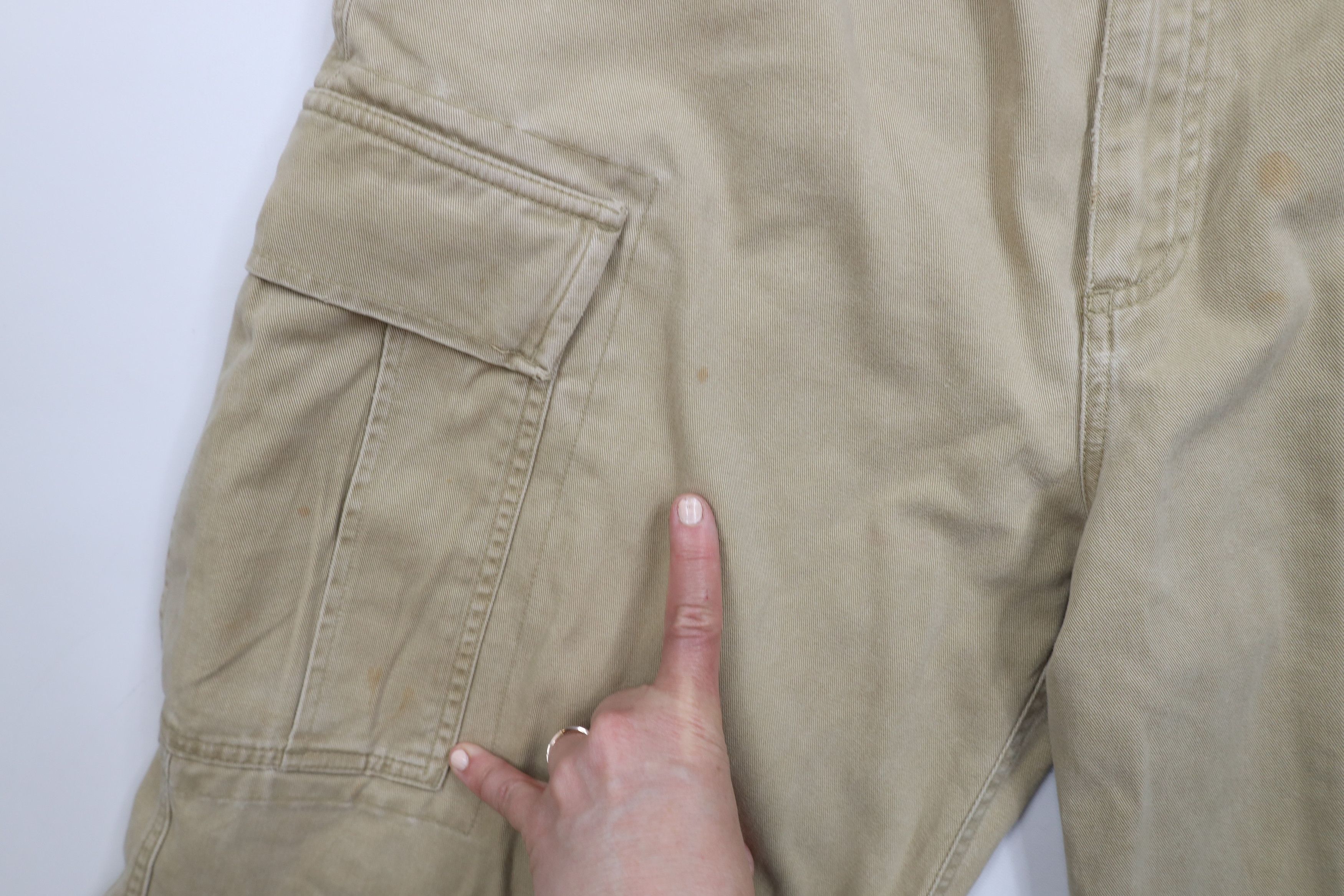 Abercrombie & Fitch Vintage 90s Abercrombie & Fitch Baggy Wide Leg Cargo Pants Size US 34 / EU 50 - 6 Thumbnail