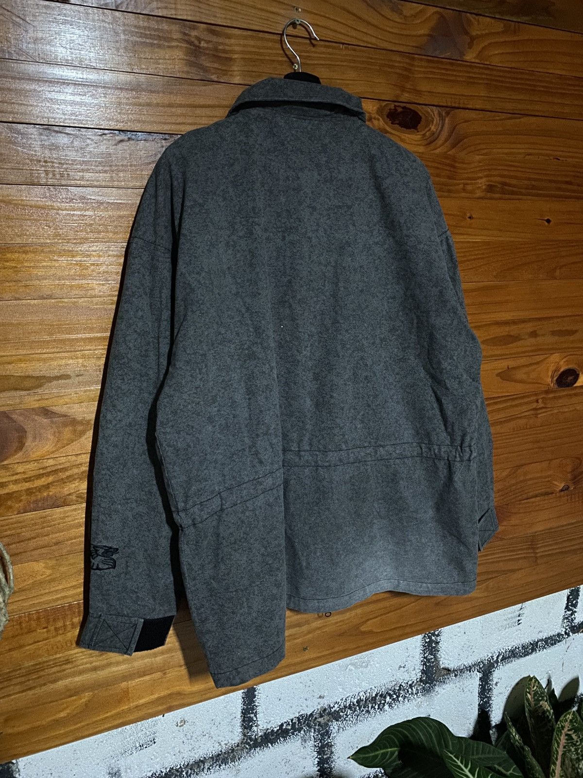 Trunk Ltd Vintage Trunk Japan Grey Fleece Zip-Up Jacket | 90s Minimal Size US M / EU 48-50 / 2 - 9 Thumbnail