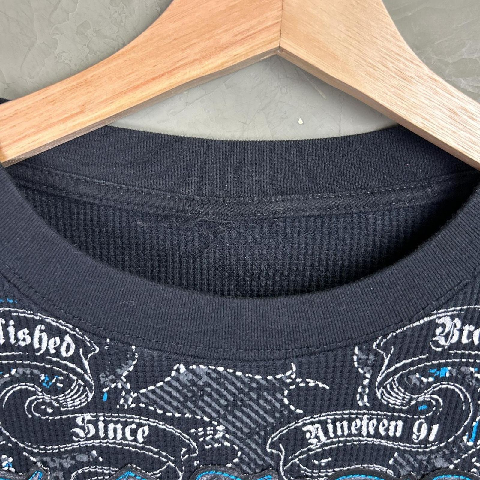 Southpole L Y2K South Pole Embroidered Affliction Thermal Longsleeve Size US L / EU 52-54 / 3 - 3 Thumbnail