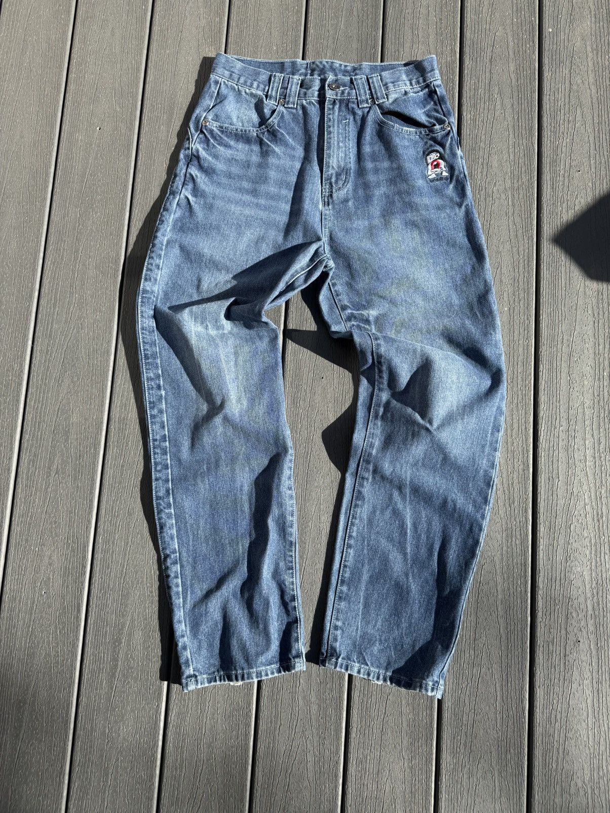 Other Blue streetwear jeans with embroidery 32-32 Size US 32 / EU 48 - 1 Thumbnail