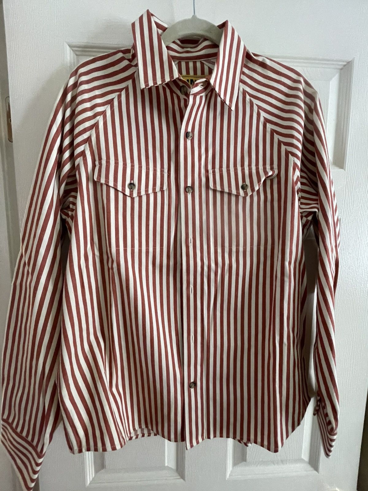 Aime Leon Dore Aime Leon Dore - Red Striped Shirt S/S ‘22 Size US M / EU 48-50 / 2 - 2 Thumbnail