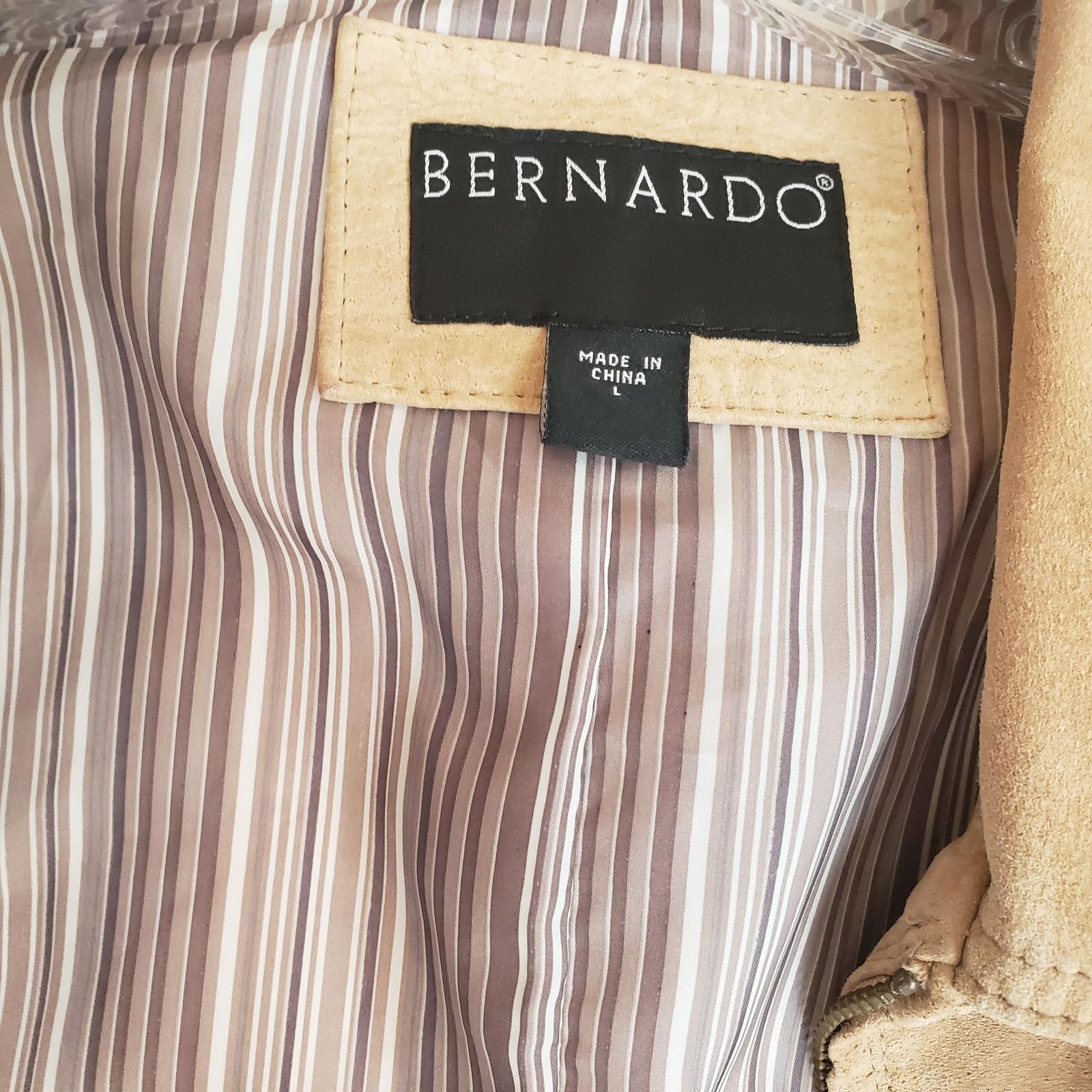 Bernhard Willhelm VTG Bernardo Women's Genuine Leather Suede Jacket Size L / US 10 / IT 46 - 9 Thumbnail