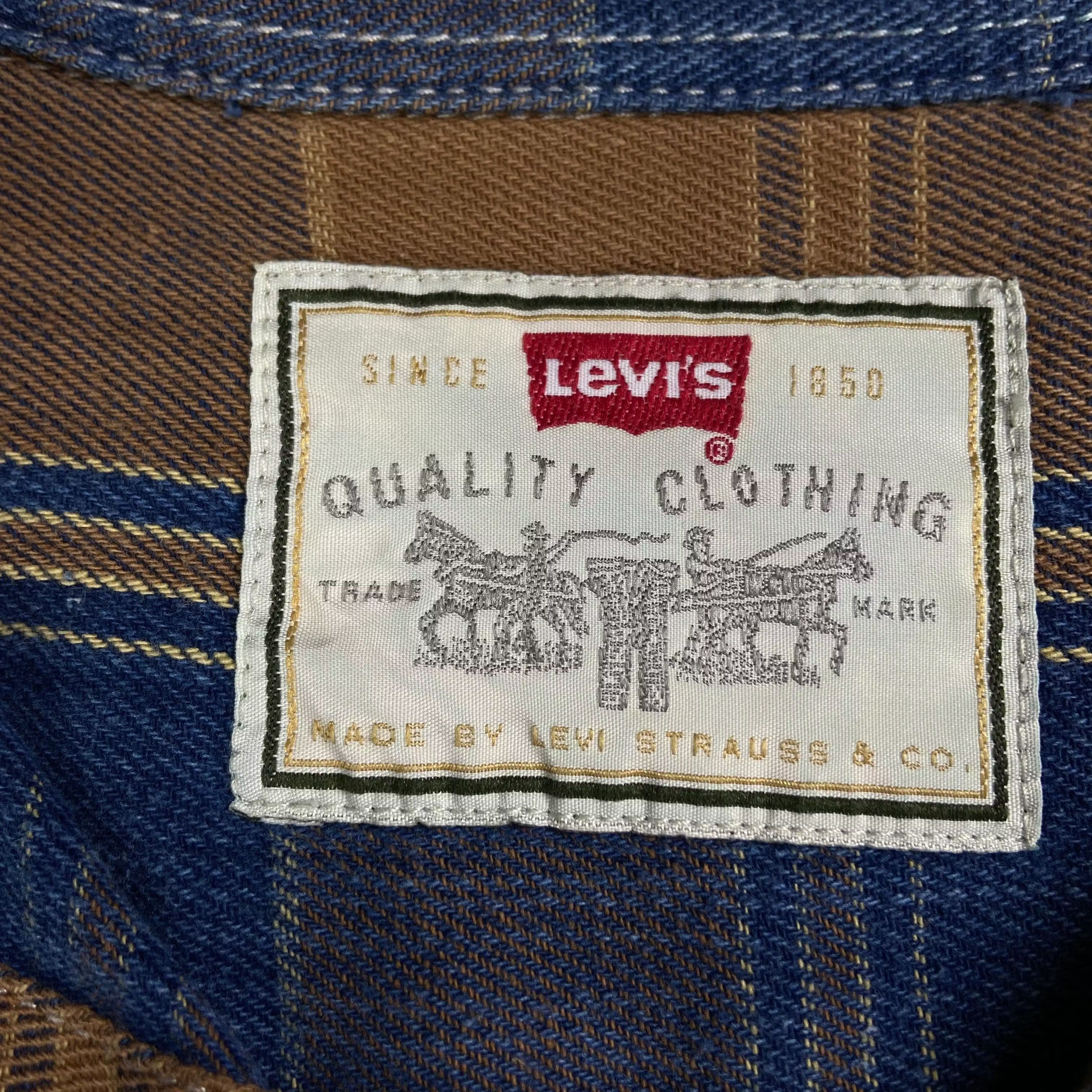 Levi's × Levi's Vintage Clothing × Vintage Mens Shirt Long Sleeve Levis Vintage Size L Size US L / EU 52-54 / 3 - 5 Thumbnail