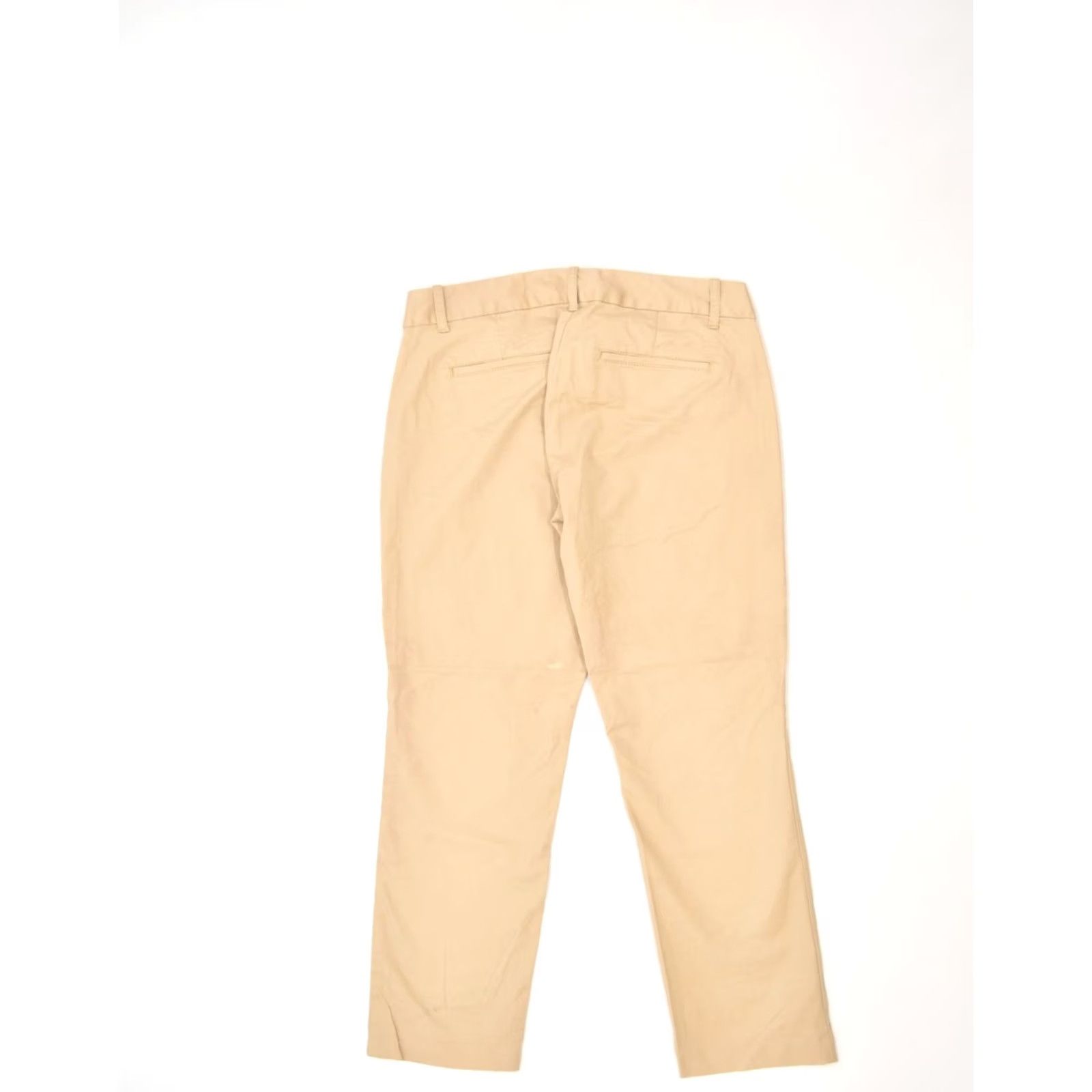 J.Crew VINTAGE J. CREW Womens Tapered Chino Trousers US 2 XS W30 L27 Brown Cotton OQ13 Size 26" / US 2 / IT 38 - 2 Thumbnail